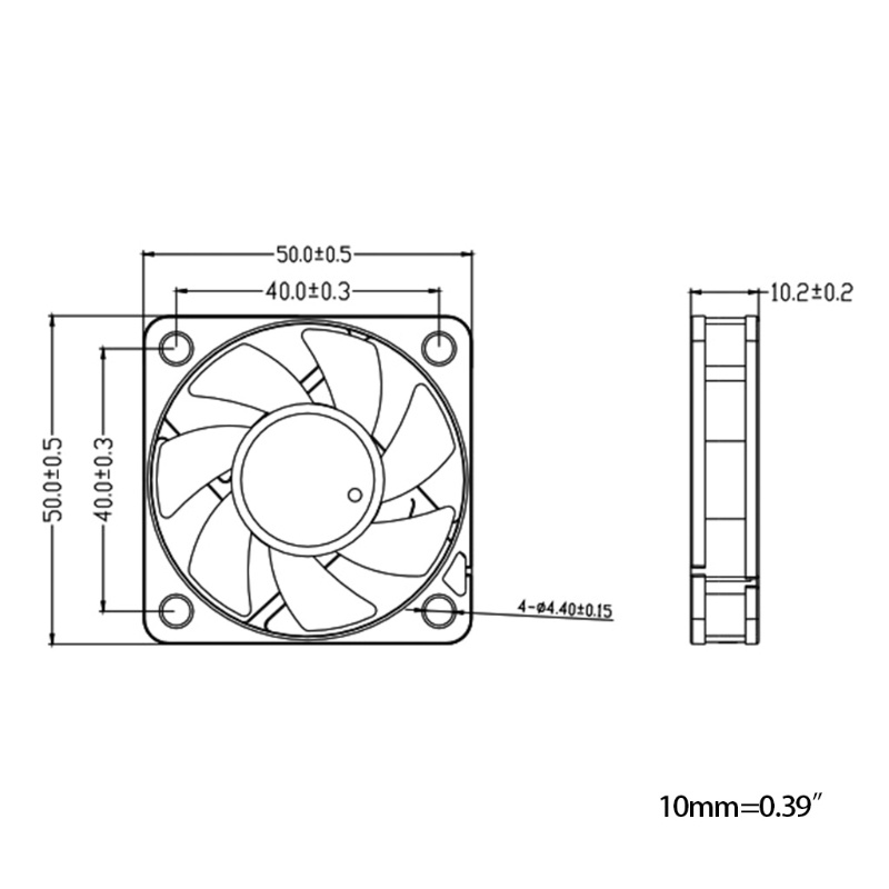 1 Quạt tản nhiệt USB LIDU1 FGD5010H2BL 5V 0.1A với cáp 45cm 50x50x10mm | WebRaoVat - webraovat.net.vn