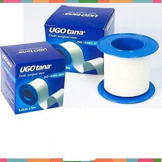 Băng dính cuộn vải lụa y tế Ugotana loại 5cm x 5m