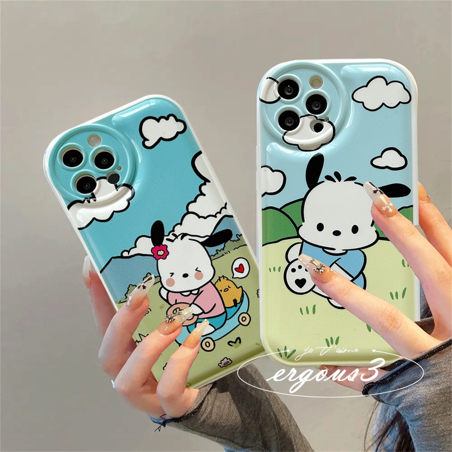 Ốp Điện Thoại Pochacco Cho Samsung A04E A04 A03s A03 A02 A02s A34 A12 A13 A14 A22 A23 A33 A53 A73 M23 A03s A50 A50s A30s A21s A31 A32 A11 A51 A52 A71 A72 M33 S22Ultra Plus