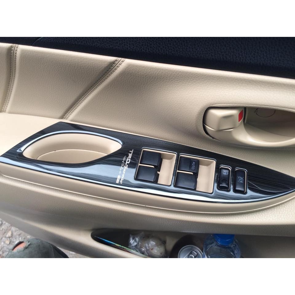 Ốp trang trí công tắc lên xuống Toyota Vios 2014-2017