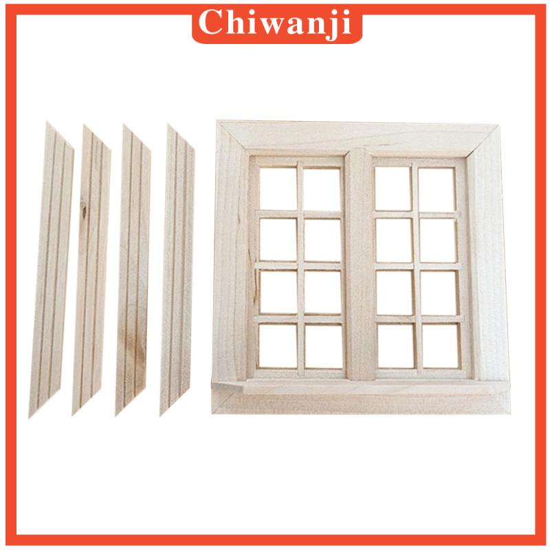 Cửa Sổ 16 Tấm Mini 1 / 12 Độc Đáo Trang Trí Nhà Búp Bê