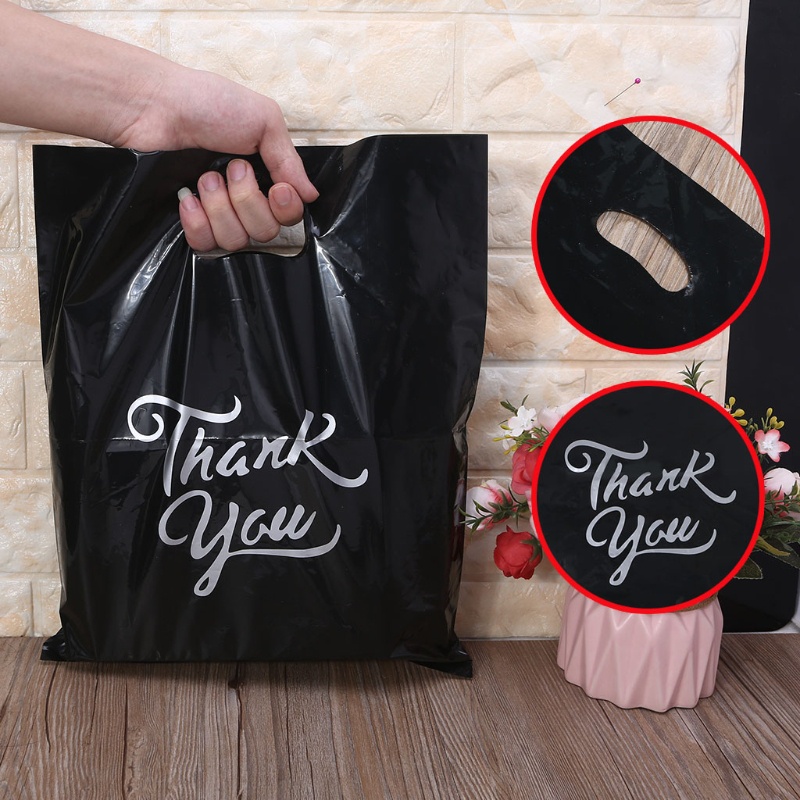 Túi Đựng Đồ In Chữ Thank You Tiện Dụng Cho Siêu Thị / Tiệc Tùng