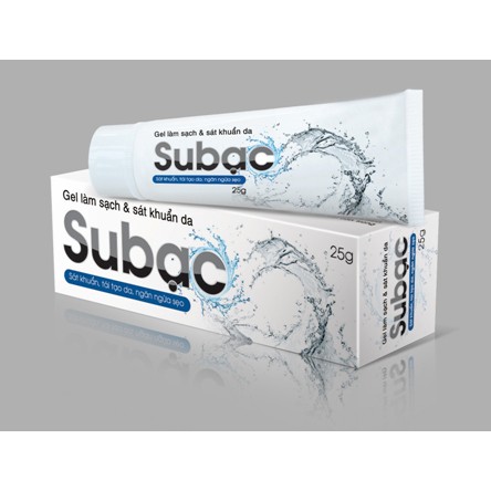 Gel su bạc sát khuẩn tái tạo da, ngăn ngừa sẹo 25g