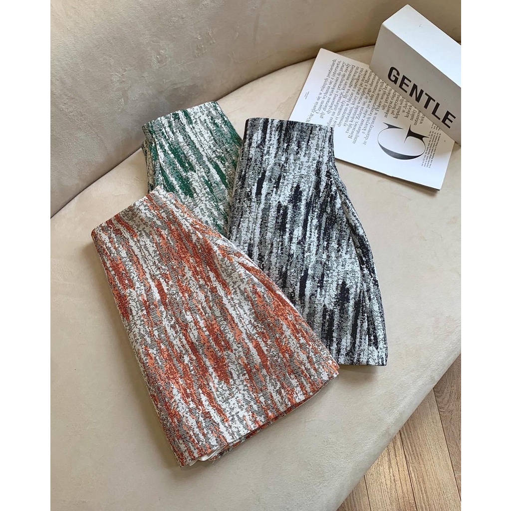 ZUKY CLOTHING - Chân váy chữ A chất liệu Bố gấm phù hợp đi tiệc đi chơi