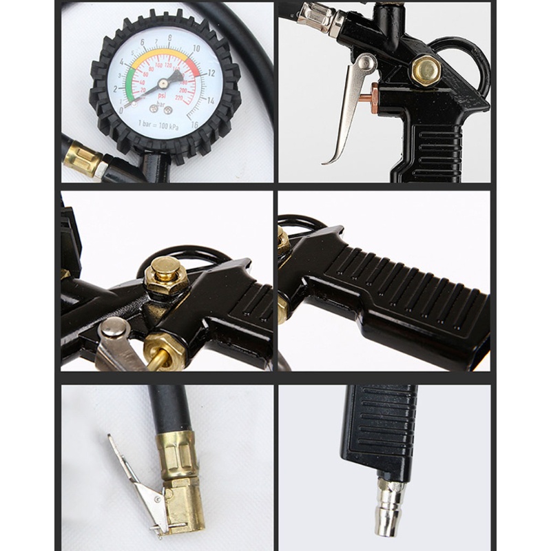 Máy Đo Áp Suất Lốp Xe Hơi Kỹ Thuật Số Chuyên Dụng