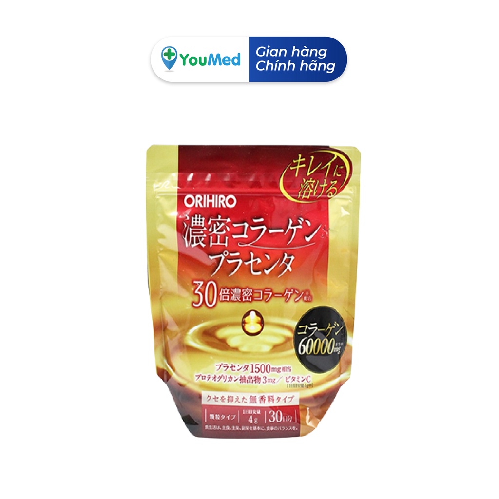 Bột Collagen Orihiro nhau thai heo 60000mg (120g/túi) - Barley ...