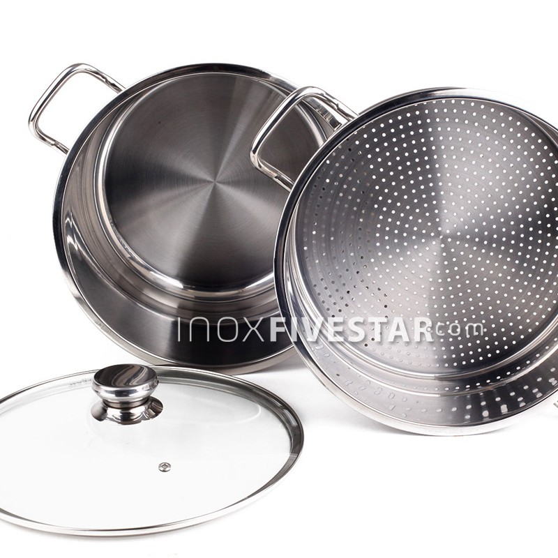 Bộ Nồi Xửng Hấp Inox Fivestar 32cm