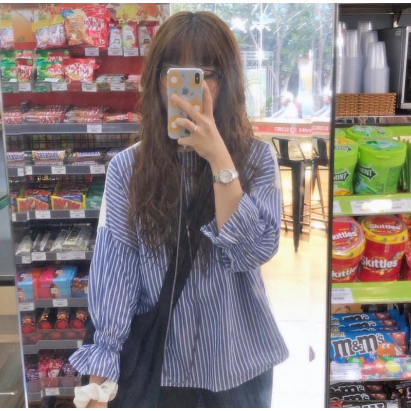 Áo Sọc Tay Phồng