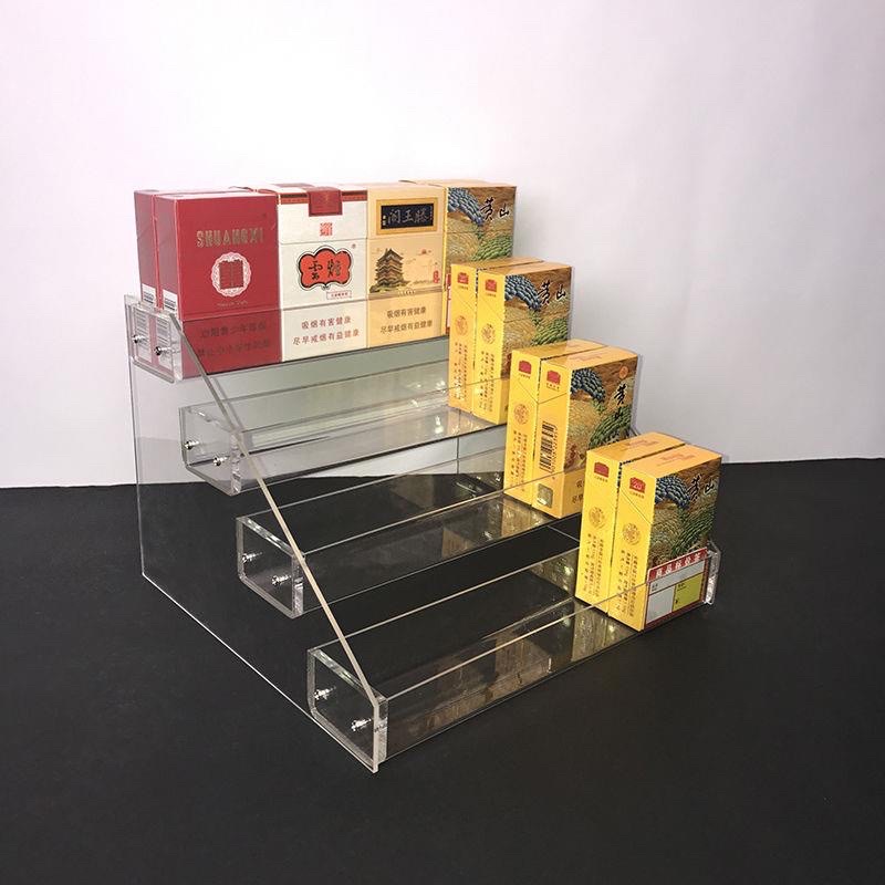 ❤Kệ mica nhiều tầng đựng mỹ phẩm để bàn, kệ trưng bày bao cao su, ngăn đựng nước hoa, chai tinh dầu, sơn móng tay