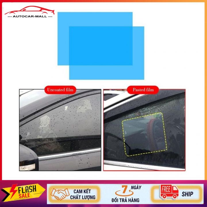 Miếng Dán Chống Bám Nước Gương Chiếu Hậu Và Kính Hông Ôtô, Xe Hơi - Hàng Cao Cấp Chống Bám Nước Tuyệt Đối