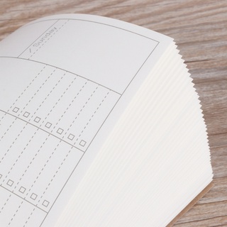 JoJo♥ Planner Book Monthly Weekly Daily Agenda Schedule Blank Diary DIY Study Notebook