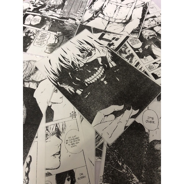 Manga Wall Decor - In hình dán tường có keo sẵn theo yêu cầu