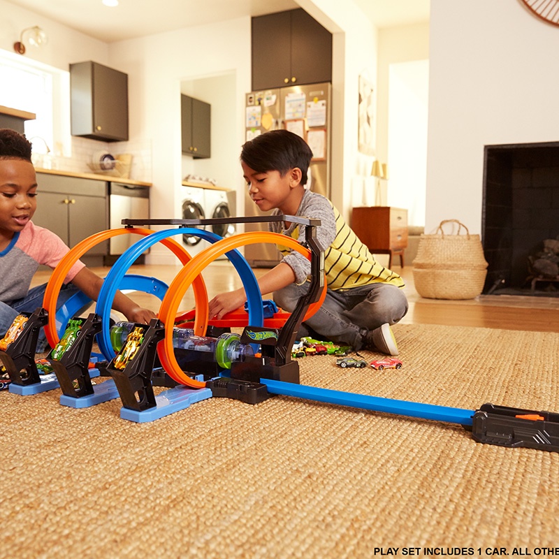 Đồ Chơi HOT WHEELS Bộ Đường Đua Hot Wheels Siêu Xoắn Ốc FTB65