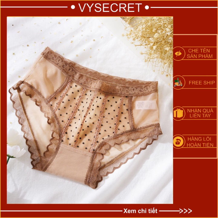 Quần lót ren cao cấp viền sóng gợi cảm  C4