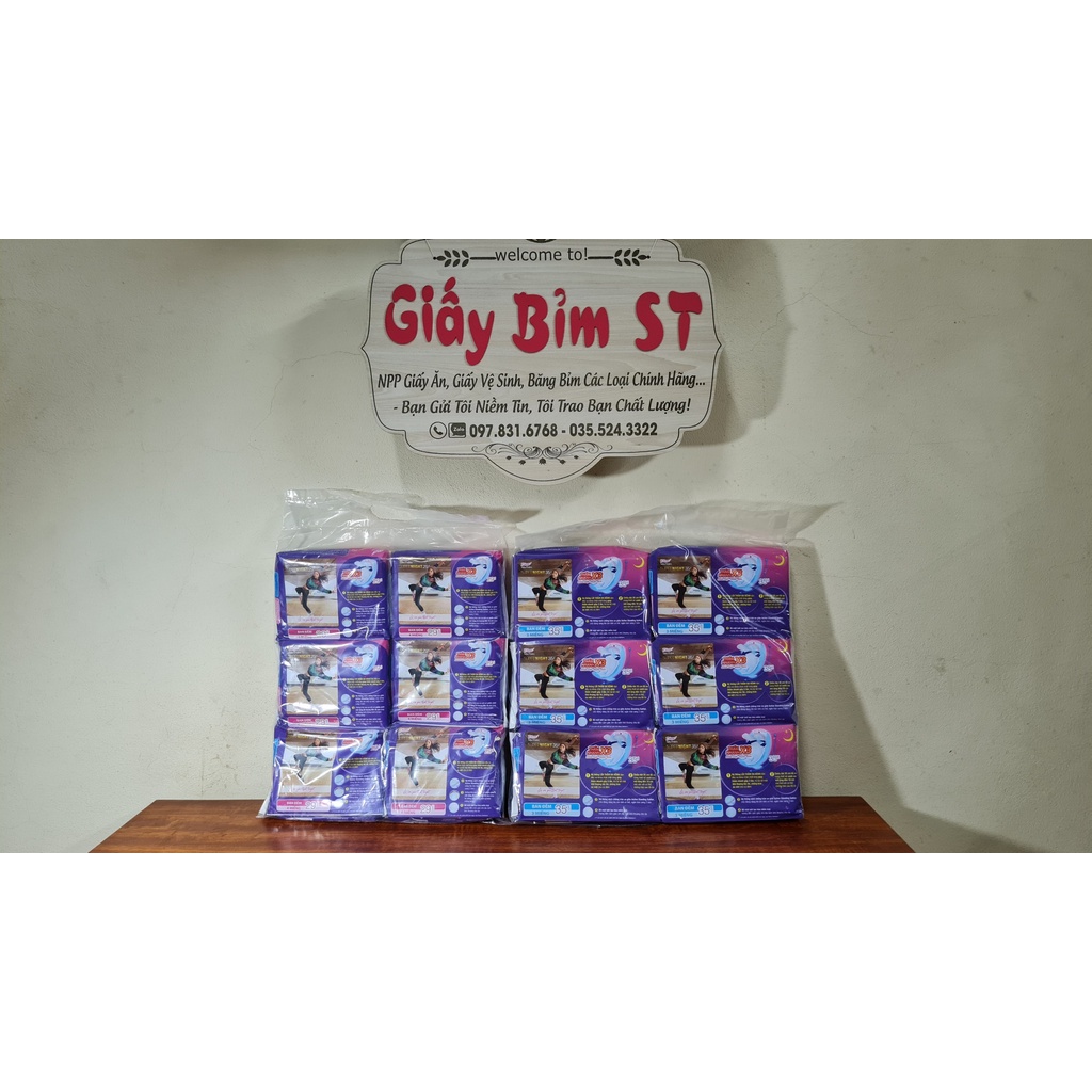 DÂY 6 GÓI Băng vệ sinh Diana Ban đêm 29cm, 35cm chính hãng