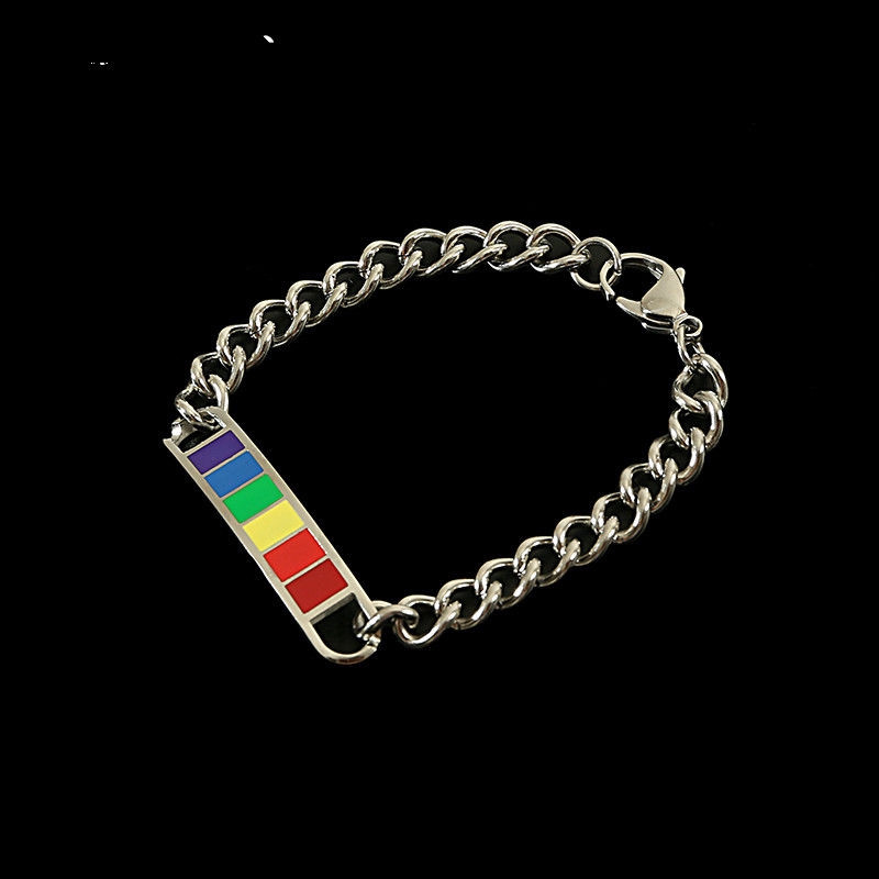 Vòng đeo tay hình cầu vồng phong cách thời trang cá tính