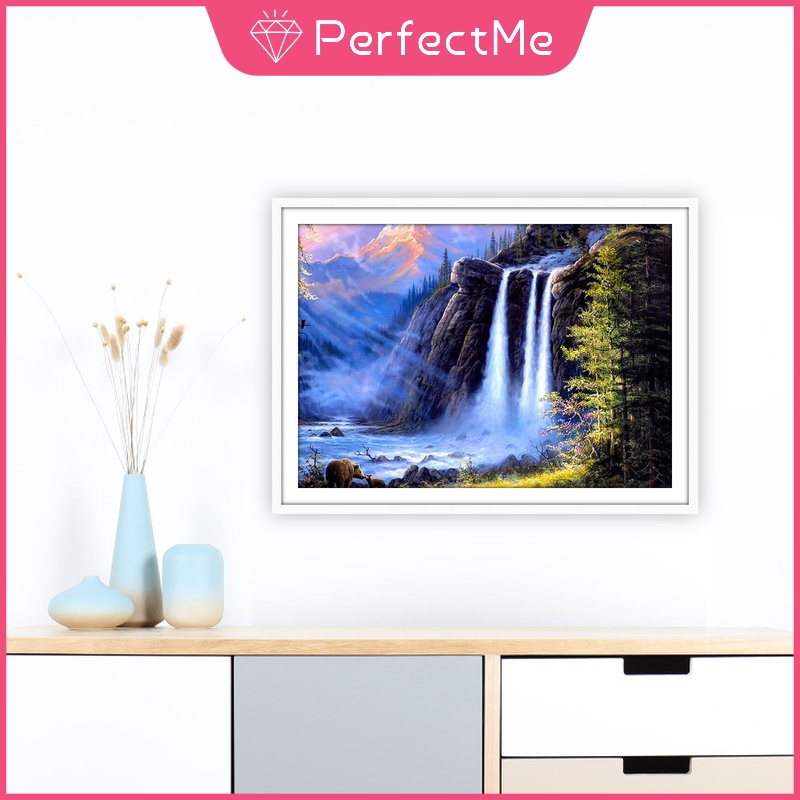 Bộ Tranh Đính Đá 5D Tự Làm 40x30cm Họa Tiết Phong Cảnh Độc Đáo Trang Trí Nhà Cửa