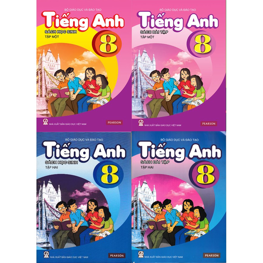 Bộ Sách Tiếng Anh lớp 8 - Trọn bộ - Tái Bản 2022