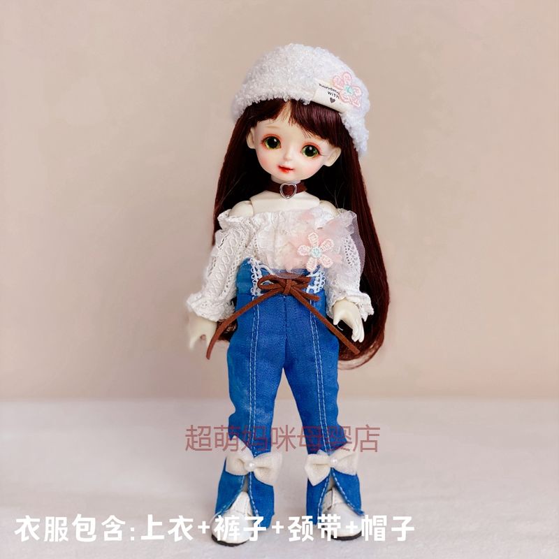 Set Đầm Lolita 6 Điểm 30cm 6 Điểm 30cm Dễ Thương Thời Trang Cho Búp Bê Barbie