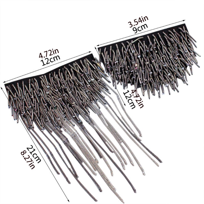 Miếng Đệm Vai Đính Đá Phối Tua Rua Chuyên Dùng Cho Hóa Trang