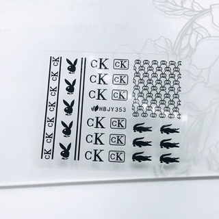 Sticker dán móng nail thương hiệu