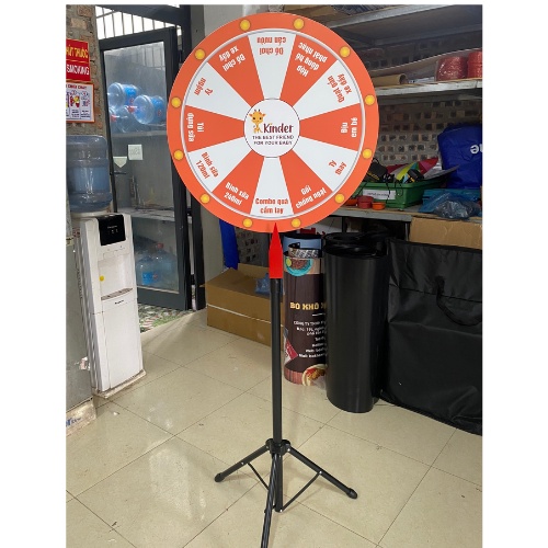Vòng quay trúng thưởng  kiểu mới ĐK 60cm , nhỏ gọn, sử dụng trong chương trình khai trương