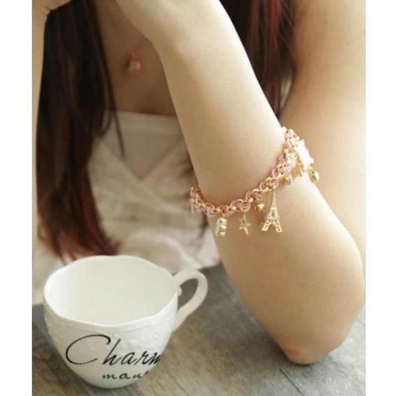 Vòng đeo tay phối mặt hình ngôi sao xinh xắn thời trang cho nữ | BigBuy360 - bigbuy360.vn