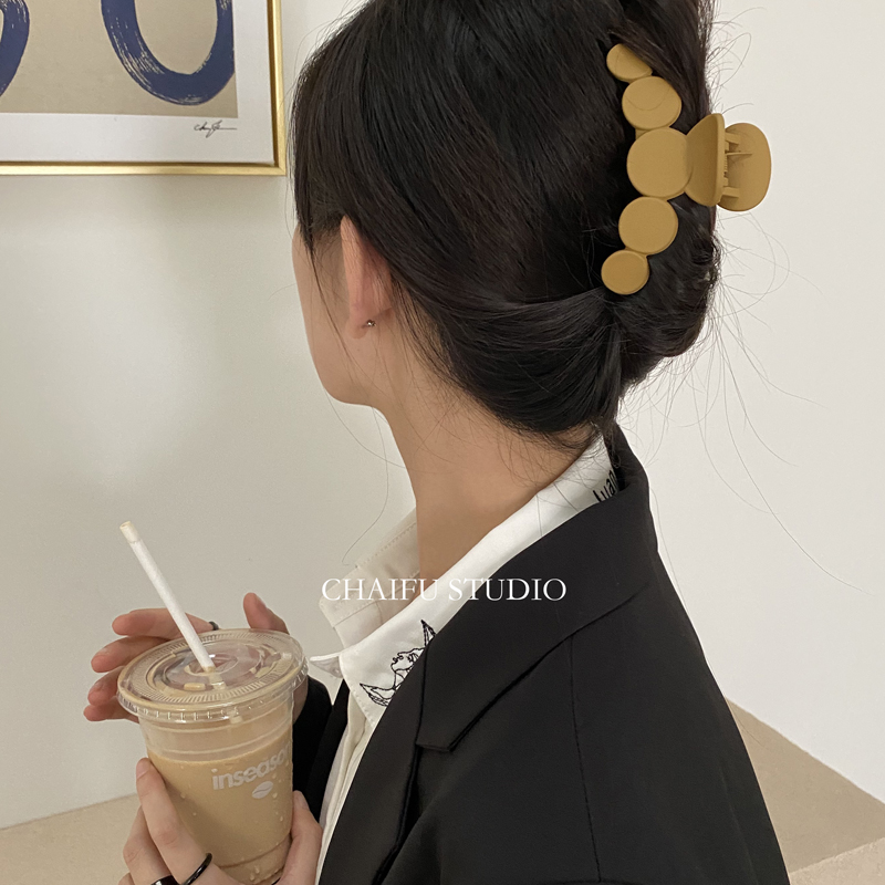 Kẹp tóc cỡ lớn kiểu dáng xinh xắn phong cách Hàn Quốc dành cho nữ