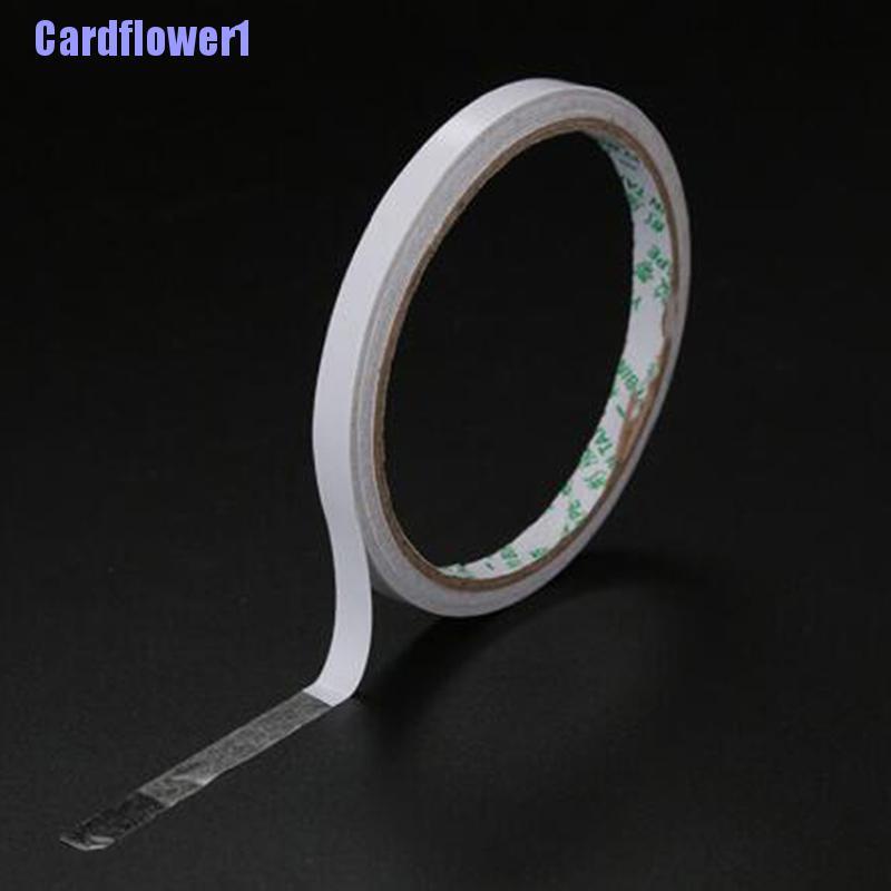 (Hàng Mới Về) Cuộn Băng Keo Hai Mặt Siêu Dính Màu Trắng Dài 5m