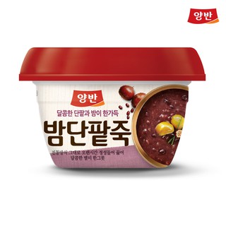 Cháo Ăn Liền Bổ Dưỡng Cao Cấp Yangban Vị Đậu Đỏ và Hạt Dẻ Hộp 285.0g