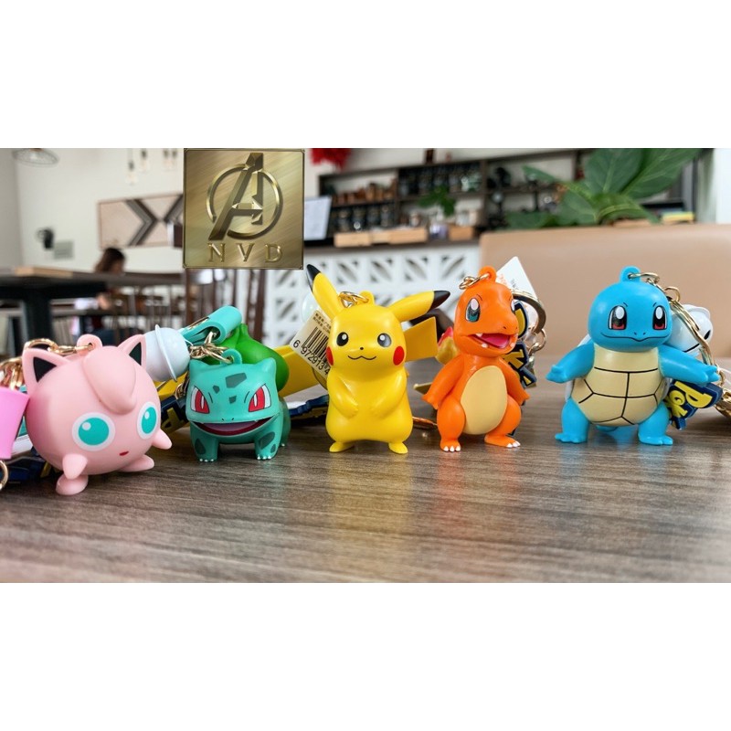 Móc khoá hãng Pikachu Bulbasaur Charmander loại 1 cực đẹp