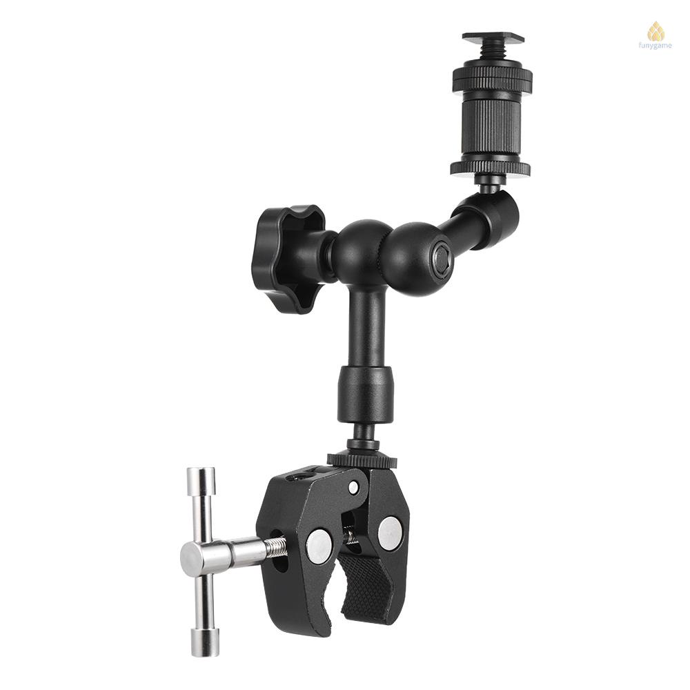Kẹp Cánh Tay Ma Sát 7inch Có Thể Điều Chỉnh Chuyên Dụng Cho Micro / Đèn LED / Đèn Flash