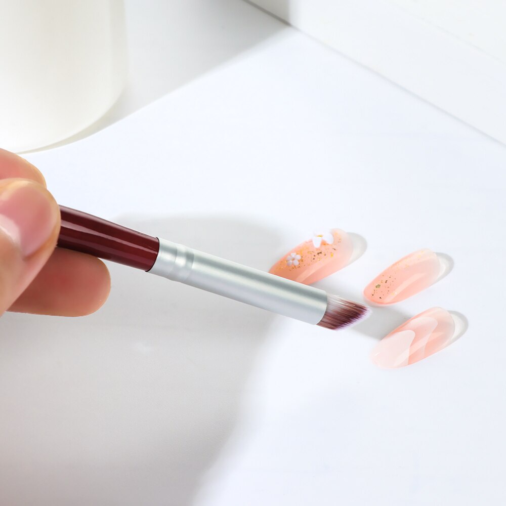 [Hàng mới về] Cọ vẽ trang trí móng tay hiệu ứng gradient tay cầm gỗ sử dụng tiện lợi