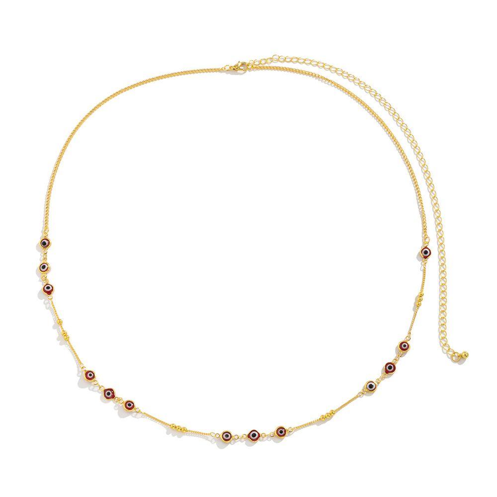 Dây Xích Đeo Hông Hình Mắt Quỷ Thời Trang Đi Biển Mùa Hè Cho Nữ