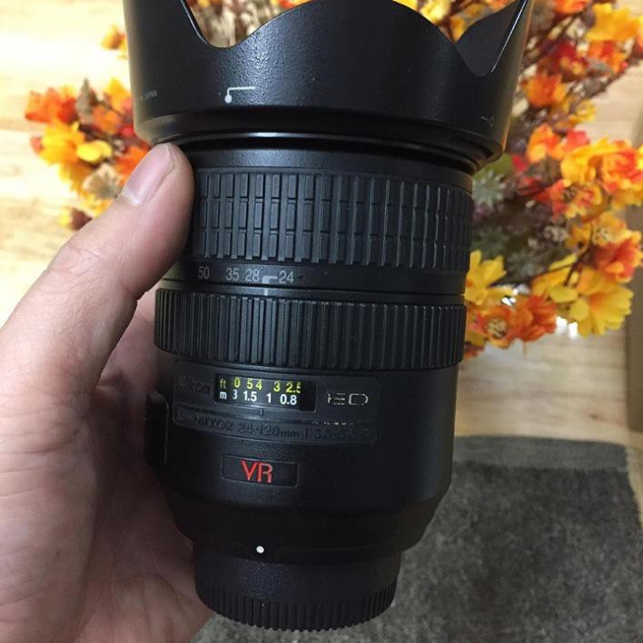 [Shoppe trợ giá ] Ống kính Nikon AF-S 24-120 f3.5-5.6 G ED IF VR dùng cho crop và FF Nikon