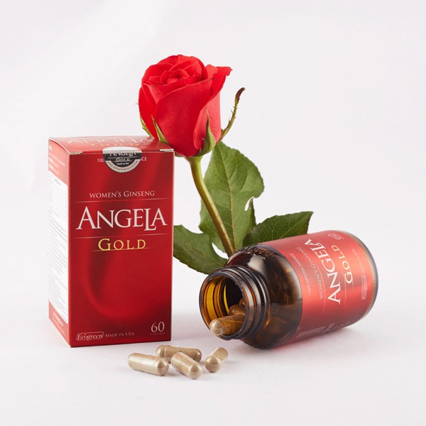 [Hộp 60 viên] Angela Gold - Hỗ trợ tăng cường sinh lý nữ, cải thiện làn da tươi trẻ từ thảo dược