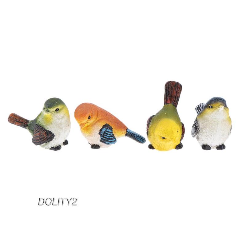 Set 2 / 4 Chú Chim Nhỏ Dễ Thương Trang Trí Nhà Cửa