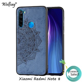 Ốp Điện Thoại Cứng Phối Vải Thời Trang Cho Xiaomi Redmi Note 8