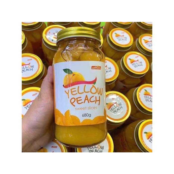 Đào ngâm Hàn Quốc Yellow Peach 680g