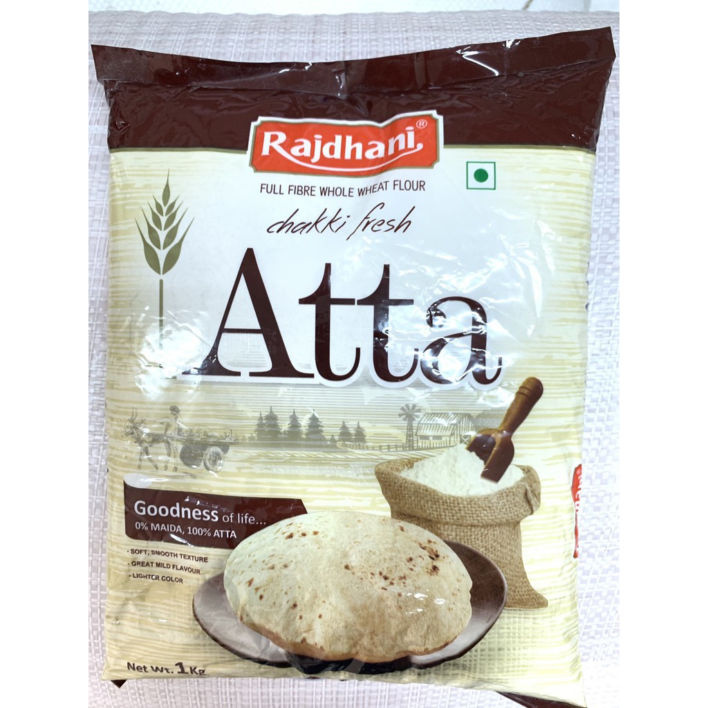 Atta Chakki Fresh - Bột mì Atta Rajdhani Ấn Độ 1kg