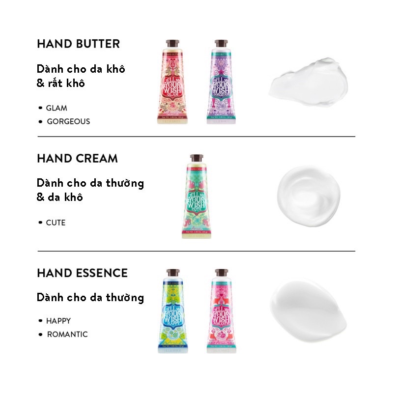 Kem Dưỡng Da Tay Ariul Tell Me Your Wish Romantic Hand Essence 30g