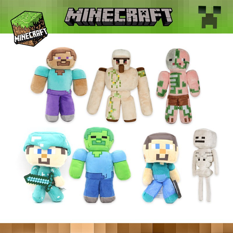 Thú Nhồi Bông Hình Sói Trong Game Minecraft (24 Kiểu)