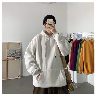 Áo hoodie trơn nam nữ ulzzang