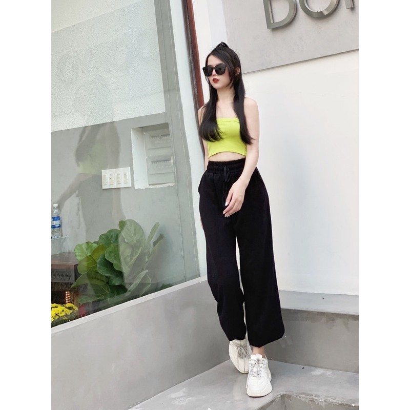 Set áo ống quần bo siêu hot ( hình thật ) freesize dưới 55kg - Carotshop