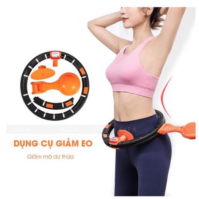 Vòng Lắc Eo Thông Minh Giảm Mỡ Bụng Hiệu Quả - Có Thể Điều Chỉnh Kích Thước Vòng