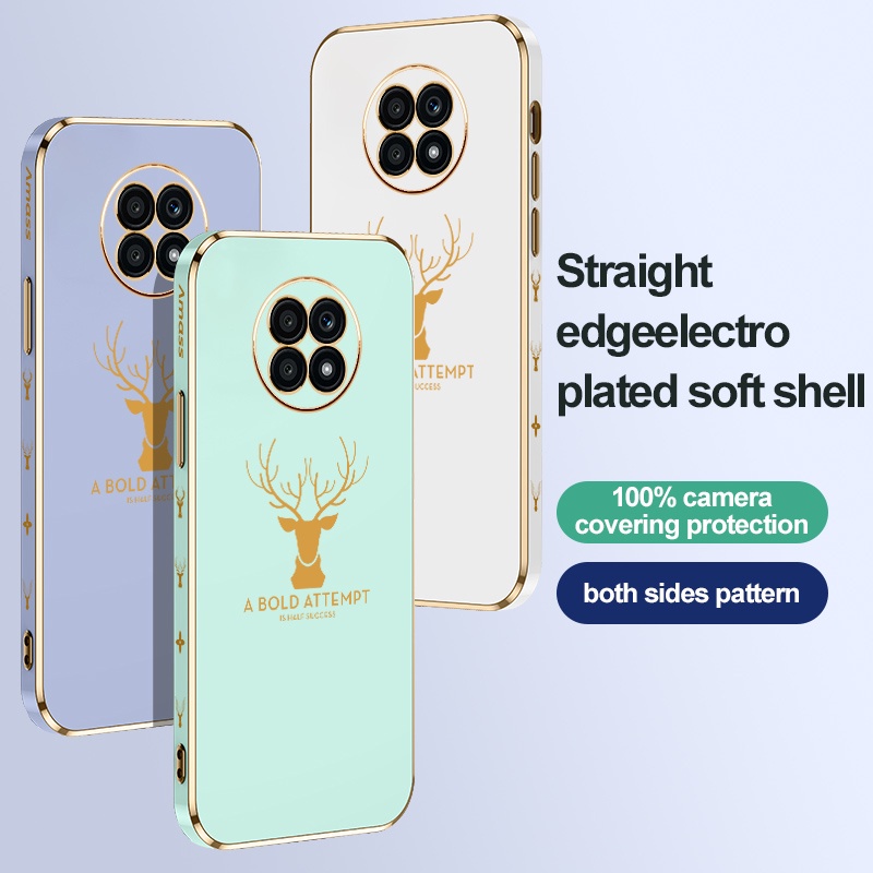 Ốp Lưng NhựA DẻO HọA TiếT ĐầU Hươu ThờI Trang Cho Huawei Honor X20 X20SE