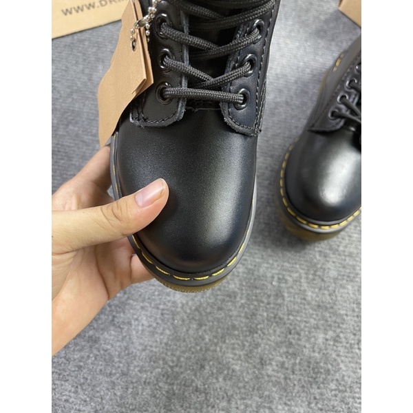 Giày DR đen cổ cao hàng 1:1 chất lượng ( full pk + freeship )