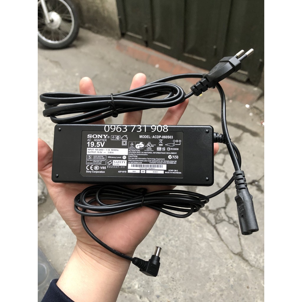 Dây Nguồn Tivi Sony 19.5v 3.08a Chính Hãng