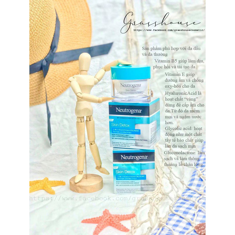 KEM DƯỠNG THẢI ĐỘC NEUTROGENA SKIN DETOX