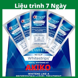 Miếng dán trắng răng ❤ freeship ❤ liệu trình 7 ngày - 7 gói dán trắng răng crest , crest